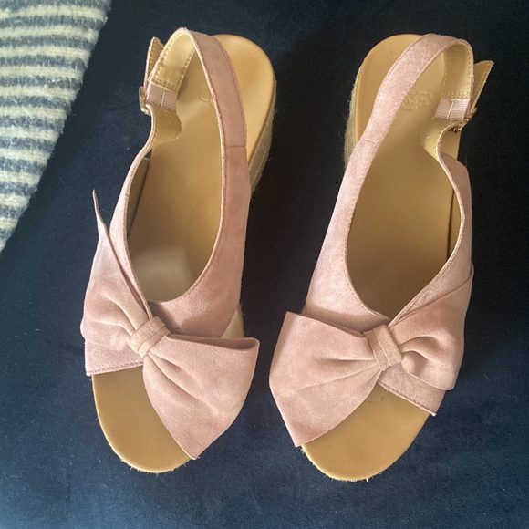UGG wedge sandal. Beautiful mauve pink/subtle lavender . Excellent condition - Picture 5 of 8
